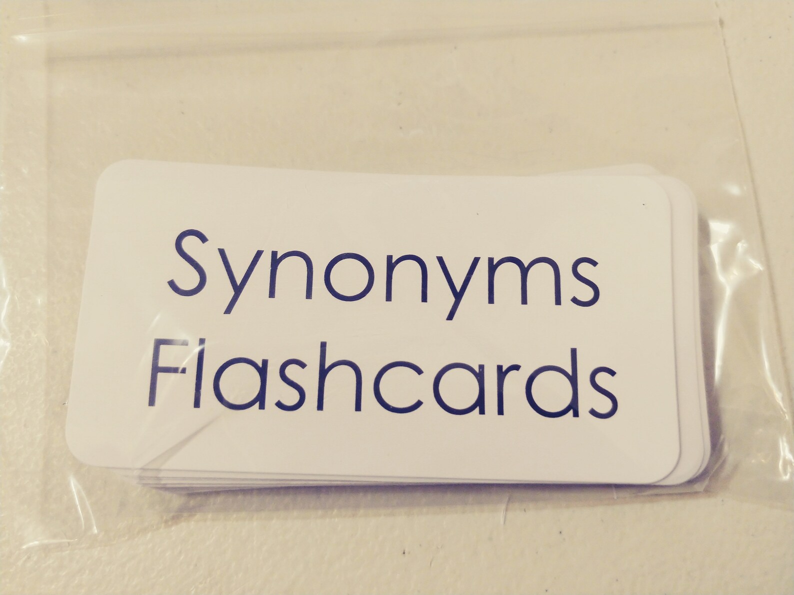 23 Laminated Synonyms Black and White Word Flashcards. Etsy