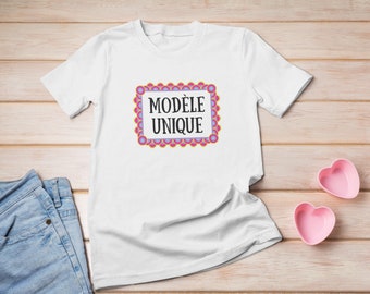 T-Shirt pour Enfant et Bébé en Coton Bio Organique, Mignon et Original!- "MODÈLE UNIQUE"