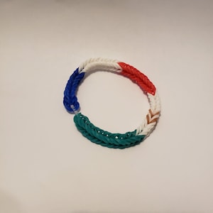 Mexican American Flag Bracelet