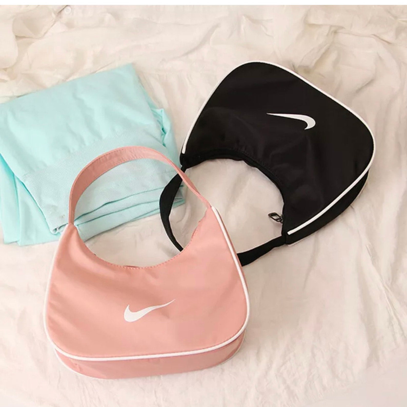 Reworked Nike Shoulder Bag Etsy
