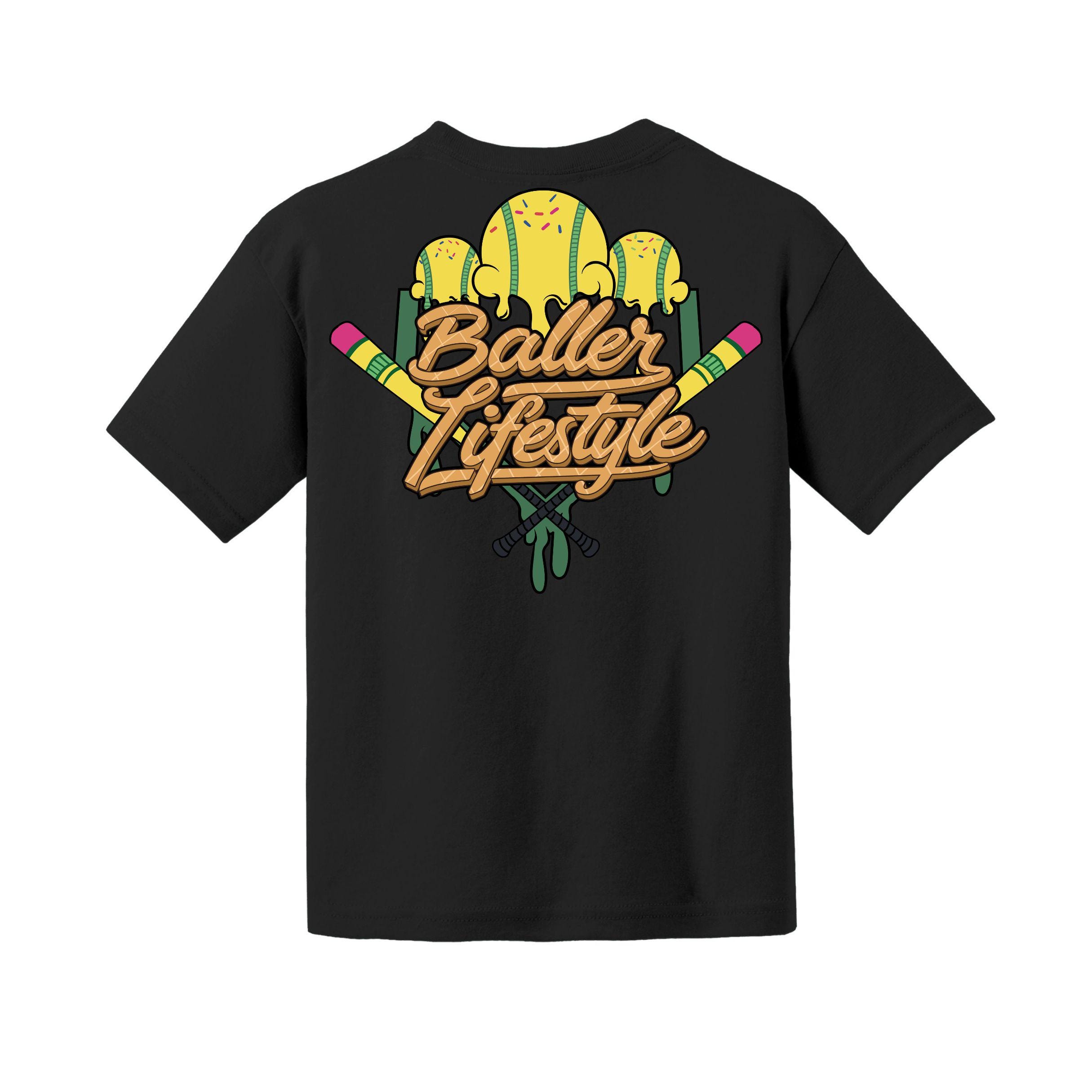 Baller Lifestyle youth t-shirt , Boys baseball gifts, baseball t-shirts, custom sports clothing, baseball team gifts, back to school shirt