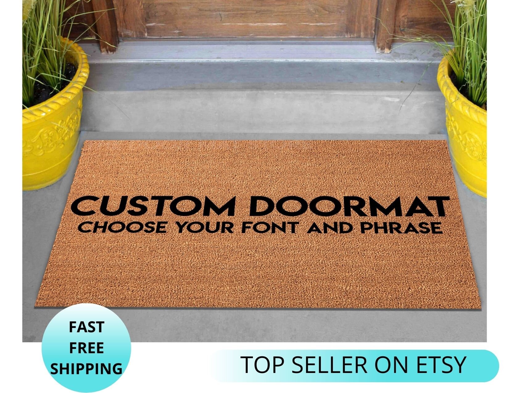 Custom Doormat, Personalized doormat, Housewarming present, realtor p…