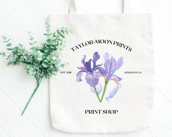 Torba Tote z Kwiatami | Torba Tote z Roślinami, Torby Na Produkty, Torba Tote z Kwiatami, Estetyczna Torba Tote, Modna Torba Tote, Urocze Torby Tote, Torba Tote z Płótna