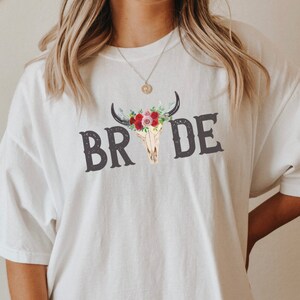 Western Bachelorette Shirts|Country Bachelorette Party Favors |Rodeo Bachelorette|Comfort colors| Nashville Bridal Party Shirt|  Team Bride