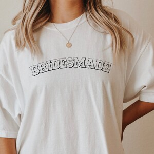 Brautjungfer T-Shirt | Komfort Farben T-Shirt | Hochzeitsshirt | Bachelorette Shirt | Bride to Be Shirt | Braut Geschenk | Brautparty
