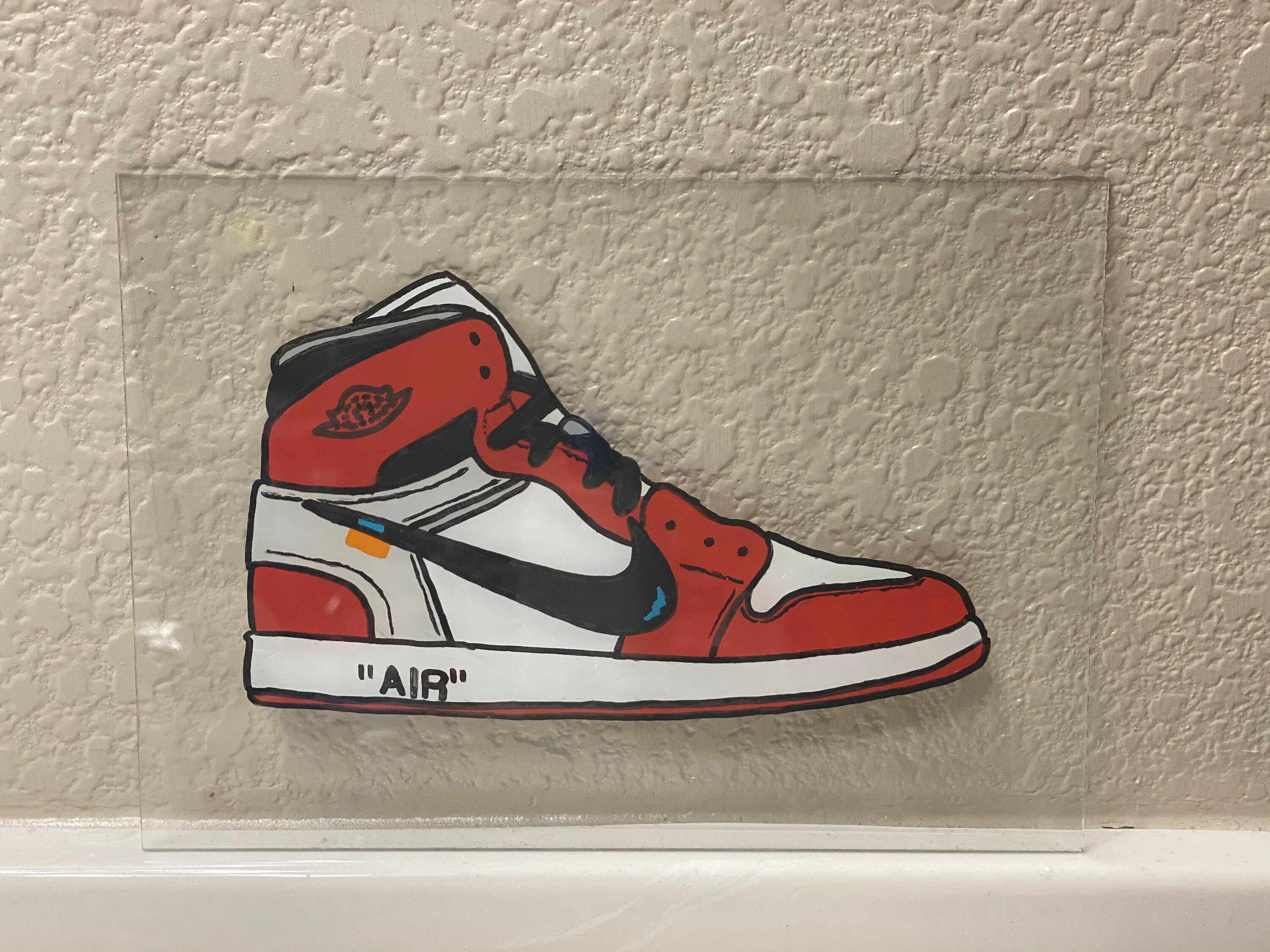 jordan 1 off white chicago drawing