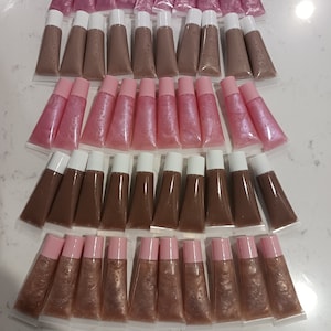 Lip Gloss, 10ML 50pcs Gloss, Wholesale lip Gloss Vendor, 10ML Pre-Filled Squeeze Tubes