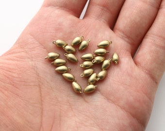 RAW BRASS, Little brass charms, Brass, Jewelry making supplies, Brass pendant, 5 pcs, [RN31-G8]