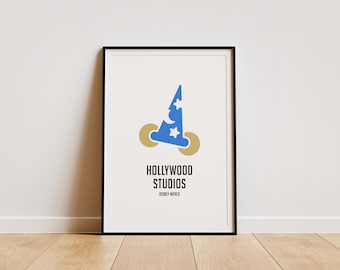 Hollywood Studios Poster – Minimalist Disney World Art