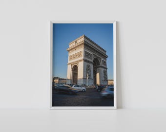 Arc de Triomphe Photo – Paris Travel Photography Print, French Wall Art, Travel Home Decor