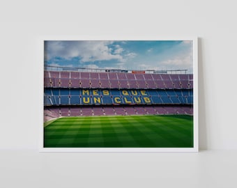 Camp Nou Photo - Spain Travel Photography Print, FC Barcelona Wall Art, Travel Home Decor