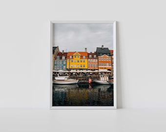 Copenhagen Photo Print – Denmark Travel Photography Print, Danish Wall Art, Travel Home Decor