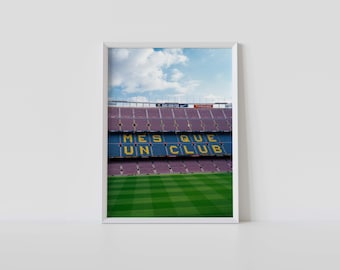 Camp Nou Photo - Spain Travel Photography Print, FC Barcelona Wall Art, Travel Home Decor