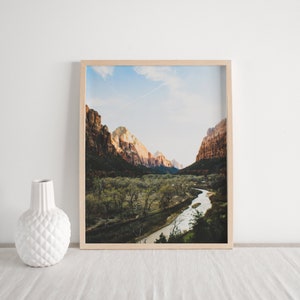 Zion National Park Photo - Landscape, Utah, Print, Wall Art