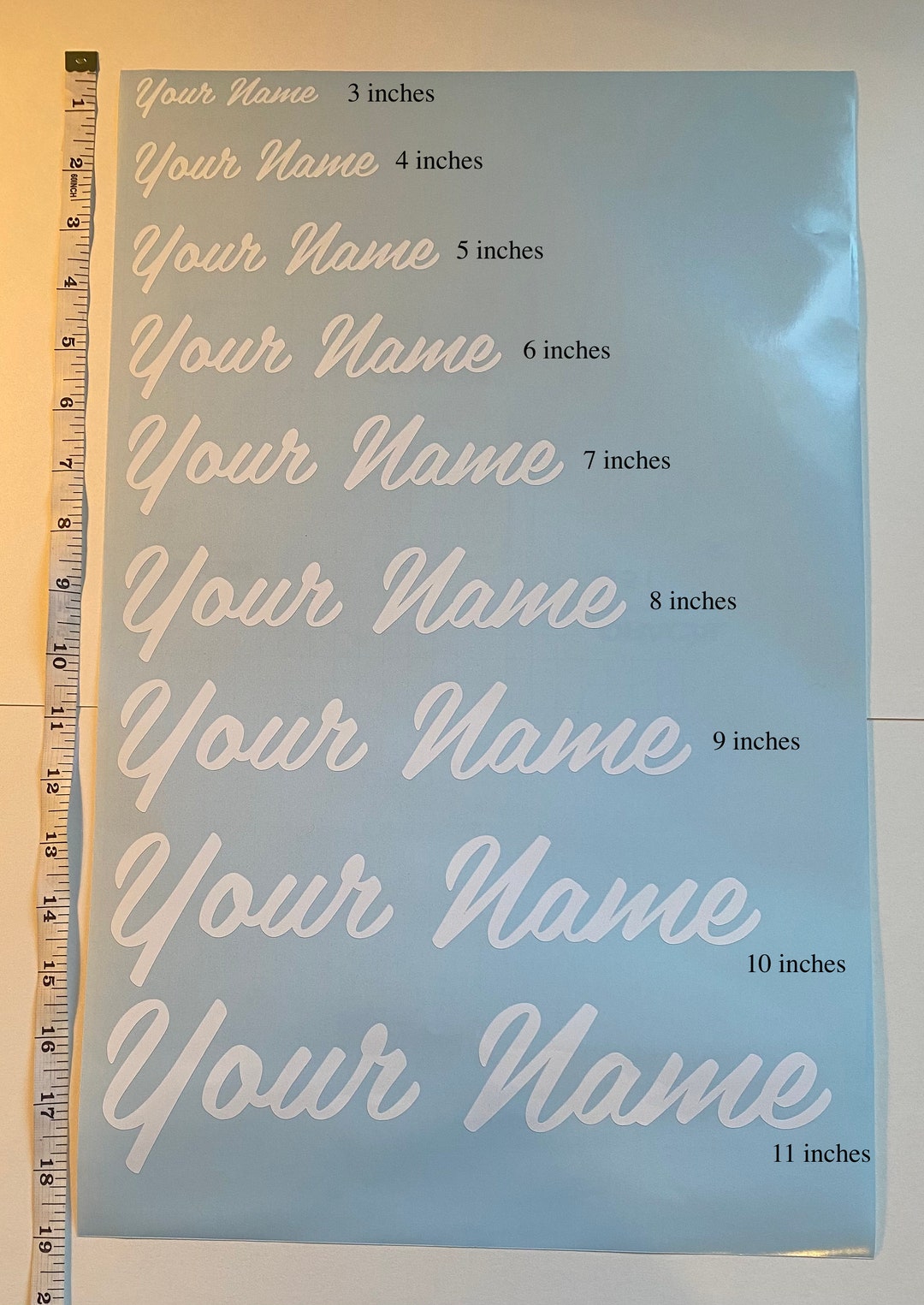 Custom Vinyl Text Decal Etsy