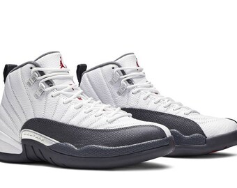 jordan 12 retro white dark grey