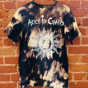 alice in chains tie dye shirt