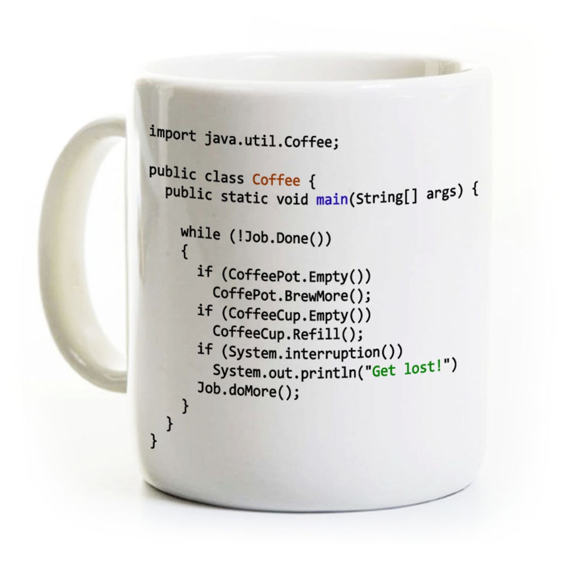 Java Programmer Coffee Mug Gift for Software Developer Coder Computer ...