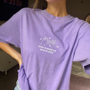 Friend in Jesus T-Shirt | Christian T-shirt, Bible Verse Shirt, Religious T-shirt, Trendy T-shirt, Faith T-shirt, aesthetic tee, girl gifts