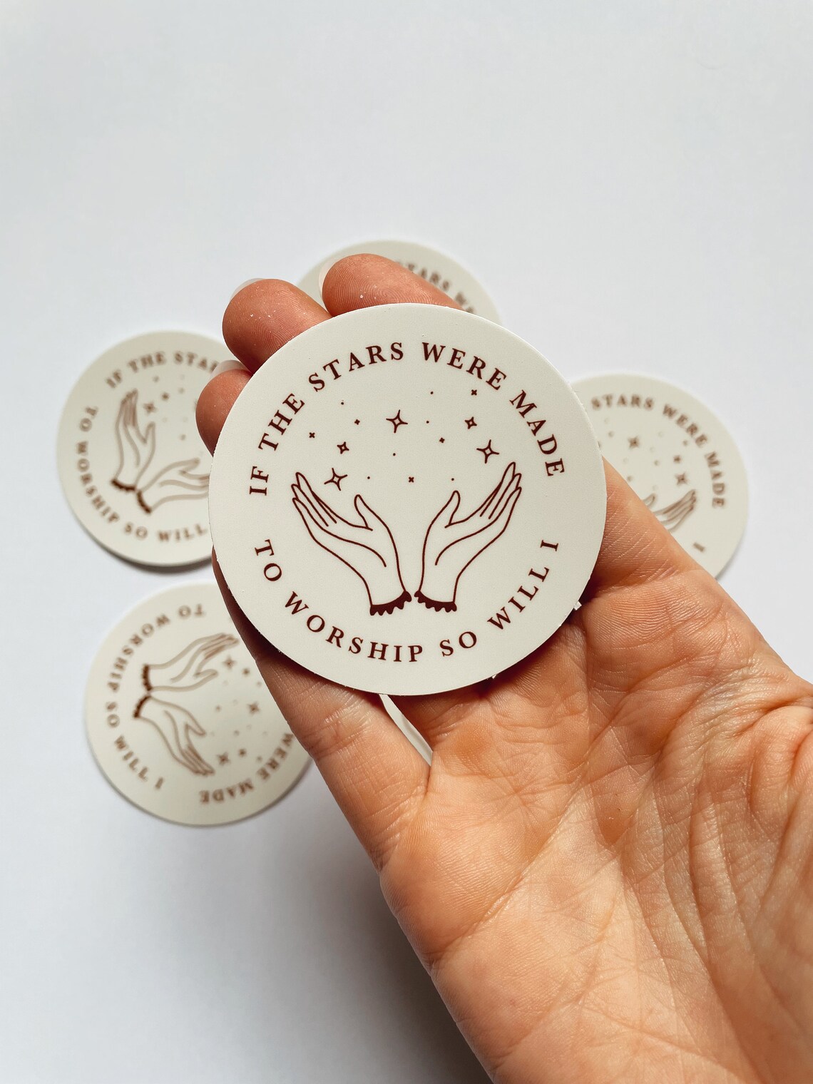 So Will I Sticker Worship Sticker Faith Stickers | Etsy