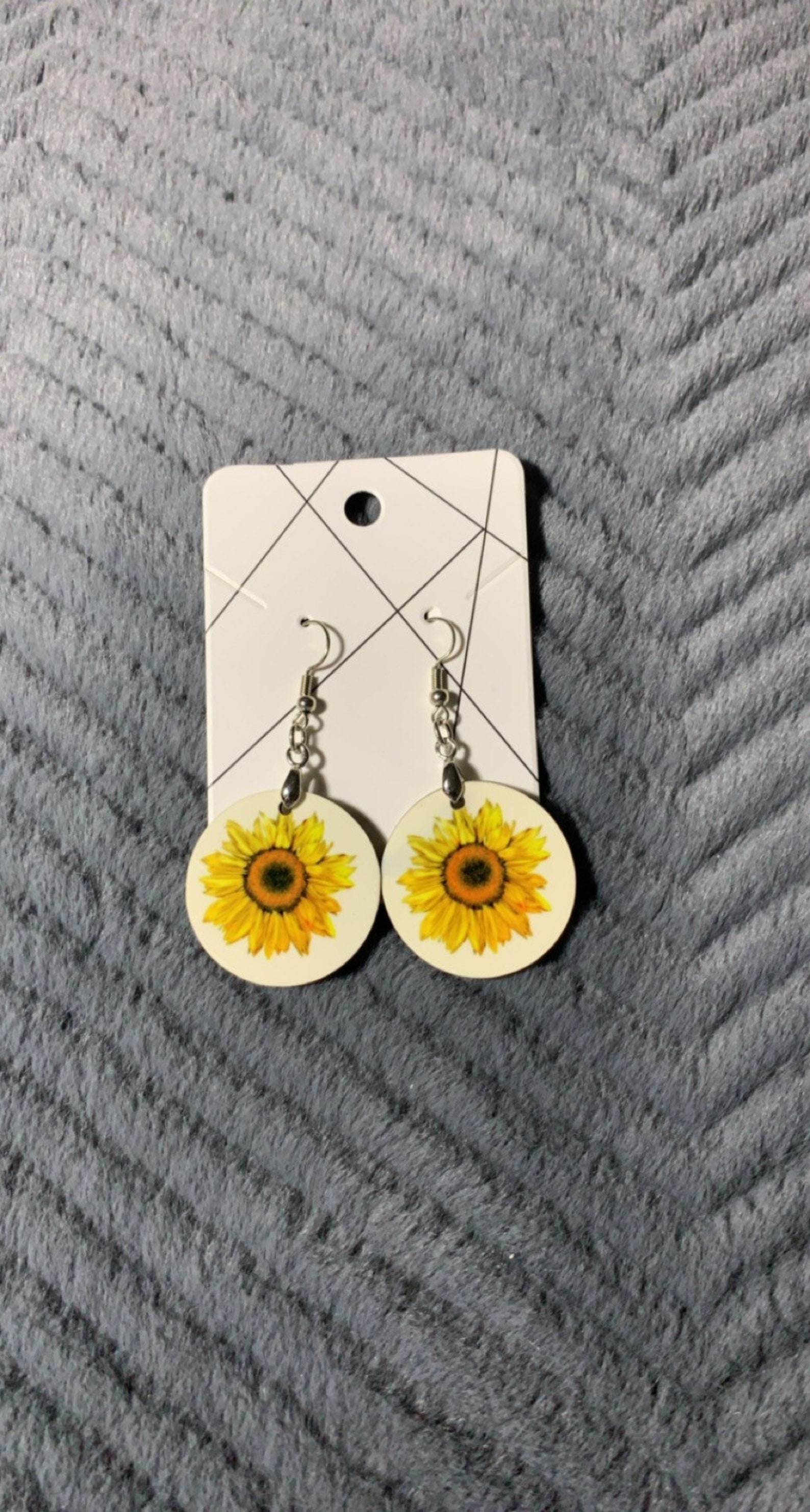 Sunflower Earrings Etsy