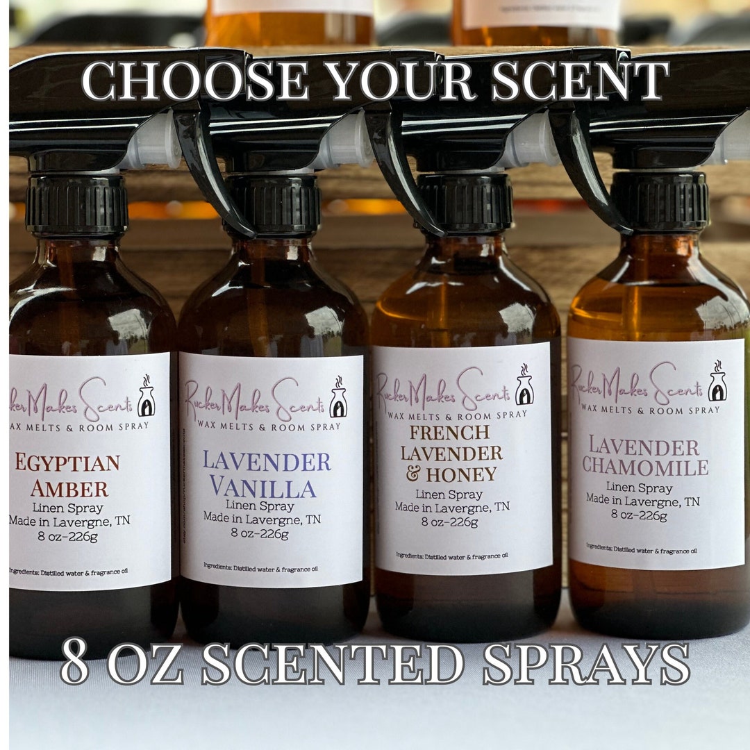 CHOOSE YOUR SCENT Room Spray, Car Spray, Linen Spray, Fabric Spray