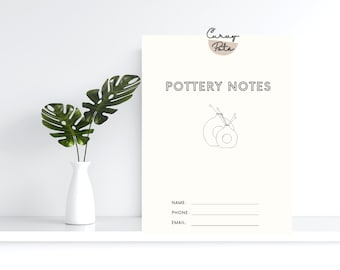 Plantilla de notas de cerámica: Diario de arte cerámico (Descargar PDF)