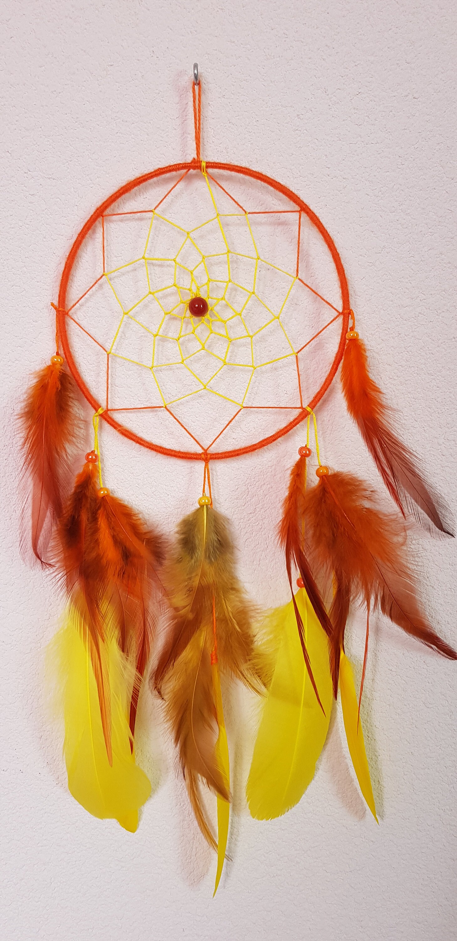 Attrape-Rêve Jaune-Orange