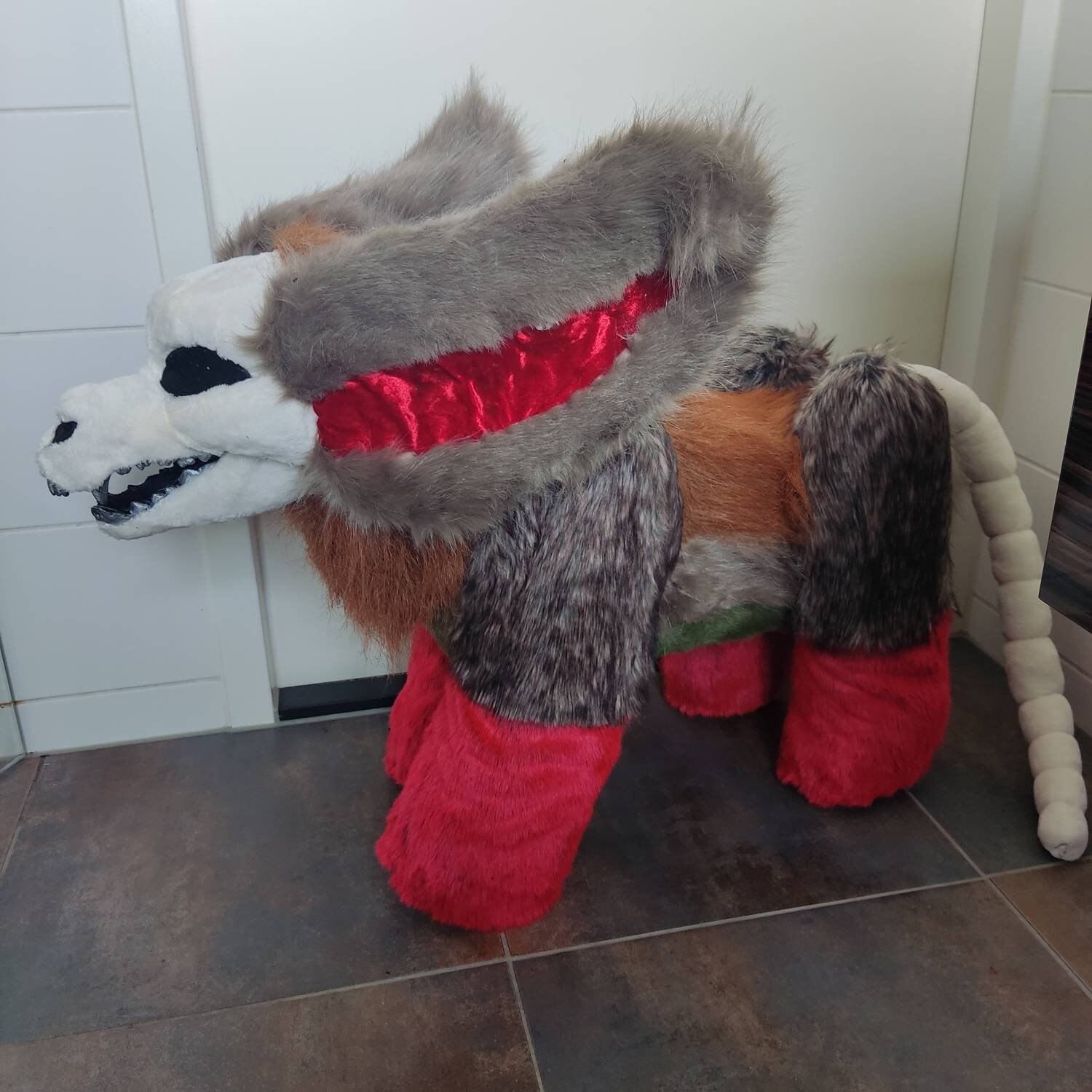 Fursuit Skulldog Plush Doll LIFE SIZE - Etsy