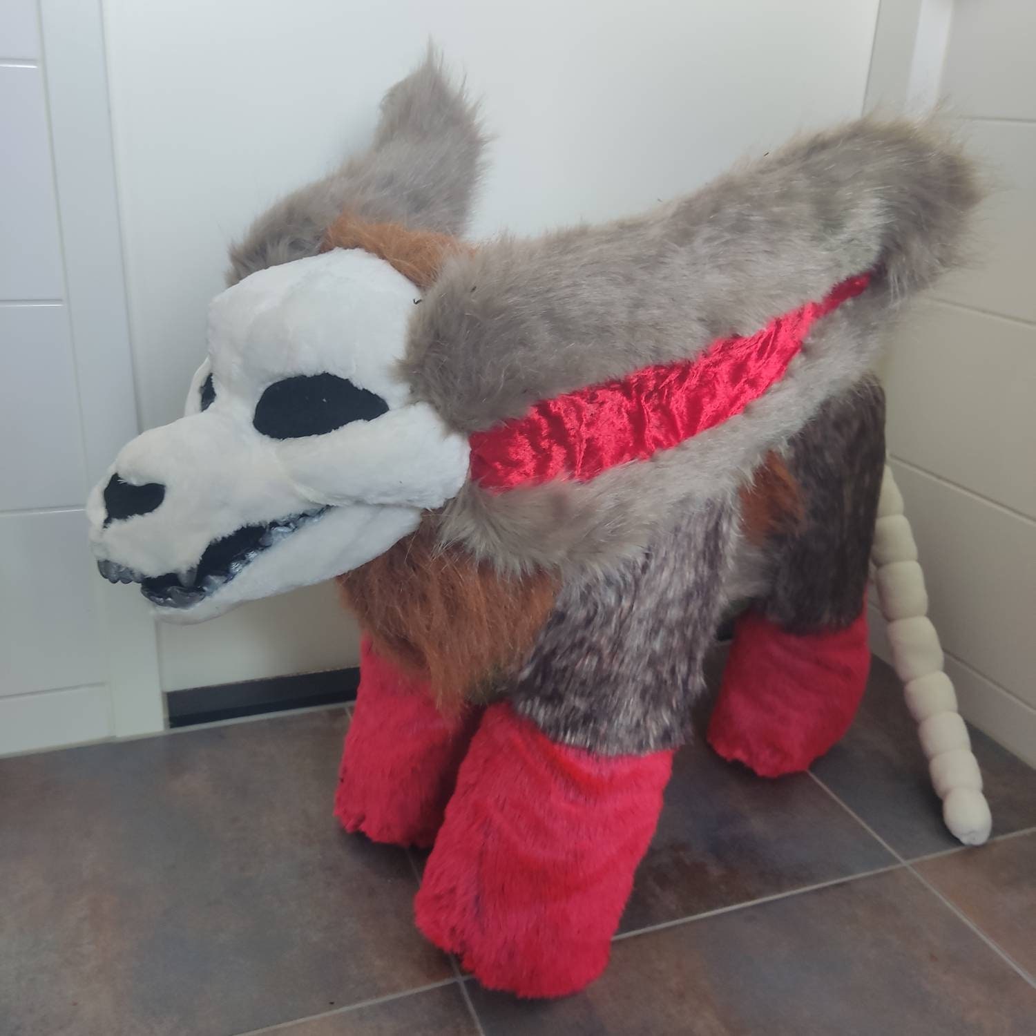Fursuit Skulldog Plush Doll LIFE SIZE - Etsy