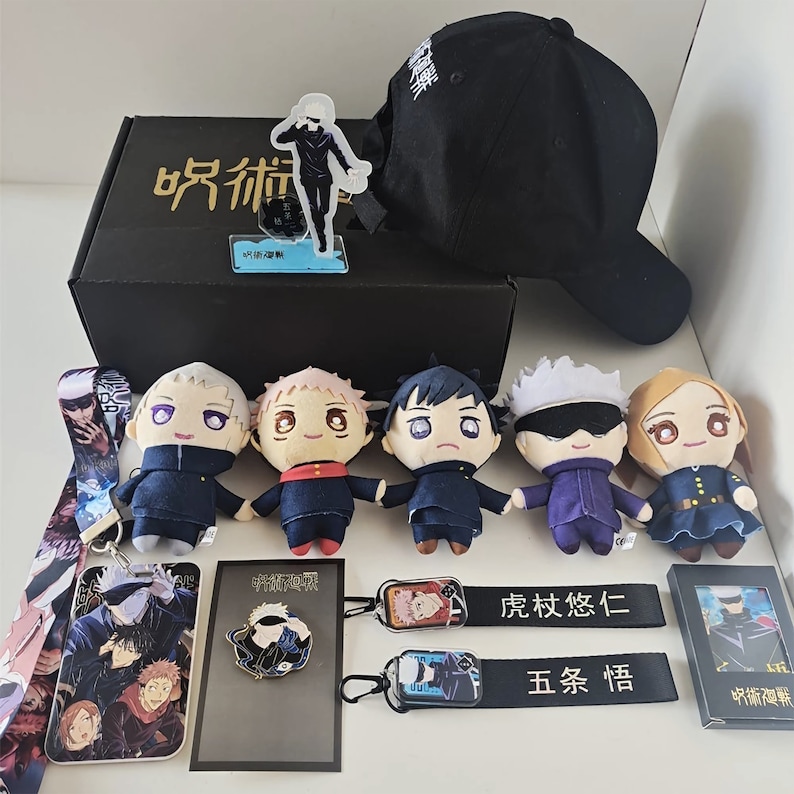 Jujutsu Kaisen anime mystery box gift idea plush enamel Pin | Etsy
