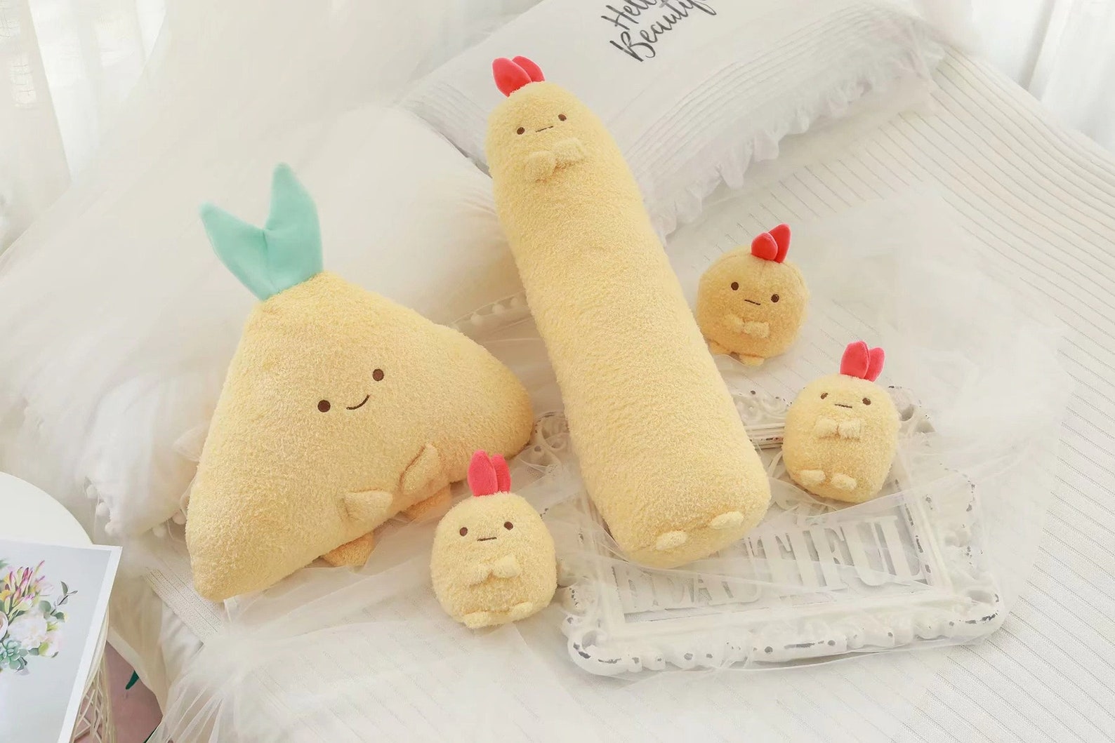 Sumikko Gurashi Tempura Shrimp Plush Cute San-X Stuffed | Etsy