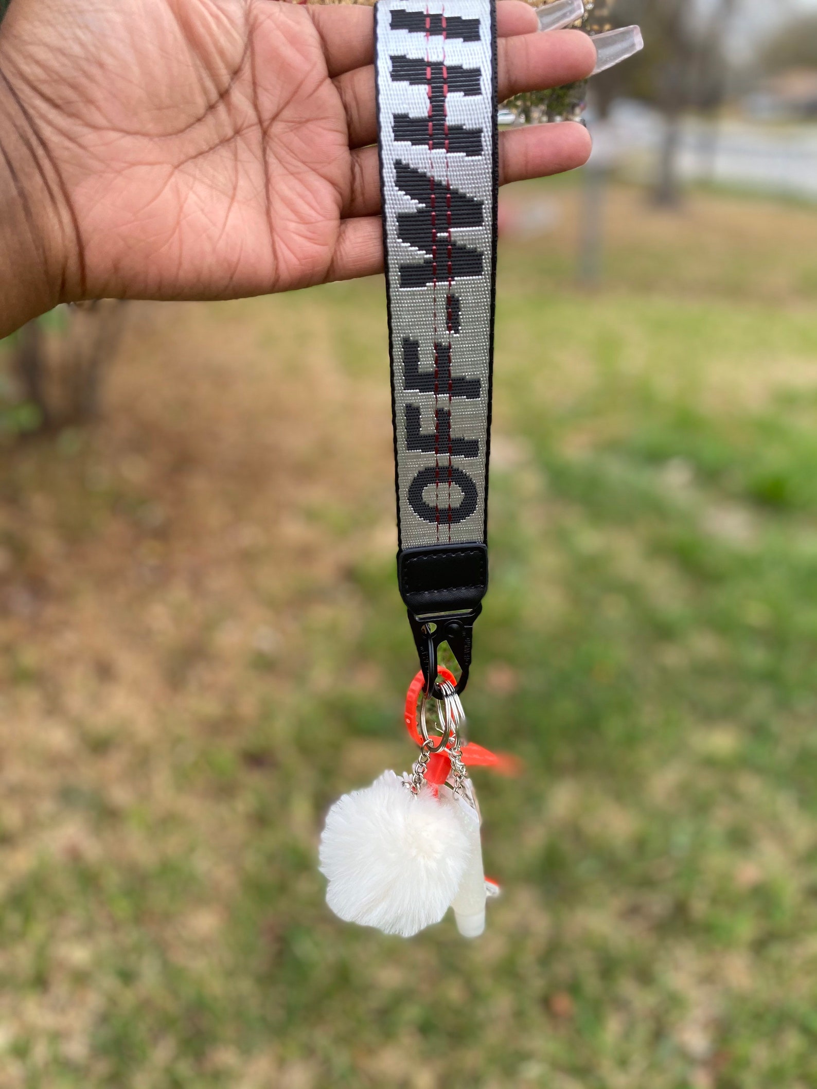 OffWhite Gloss keychain Etsy