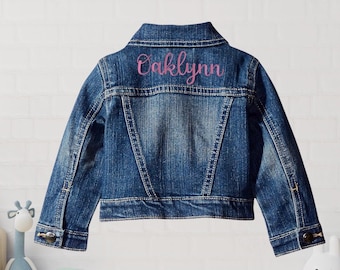 Personalized Embroidered Denim Jacket: Baby & Toddler Jean Jacket
