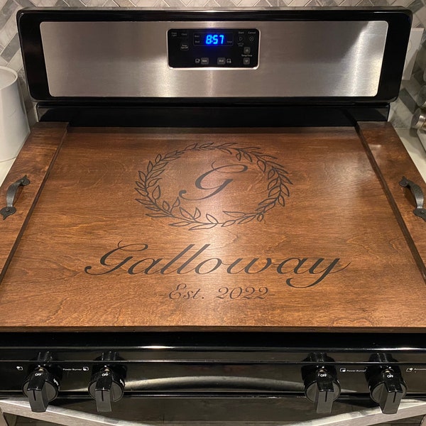 Wooden Stove Cover Etsy