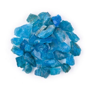100Cts Raw Neon Apatite Rough Crystals, Jewelry Making Suppy, Natural Wholesale Loose Gemstones, Wire Wrapping, Healing Crystals, DIY Crafts