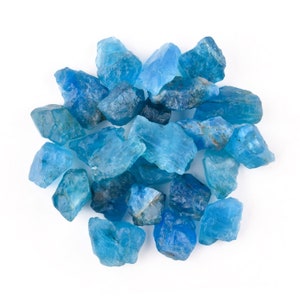 50Cts Raw Neon Apatite Rough Crystals, Jewelry Making Suppy, Natural Wholesale Loose Gemstones, Wire Wrapping, Healing Crystals, DIY Crafts