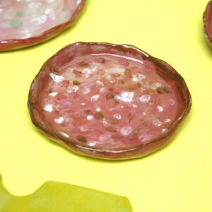 Small ceramic sausage bowl, handmade in France, in stoneware