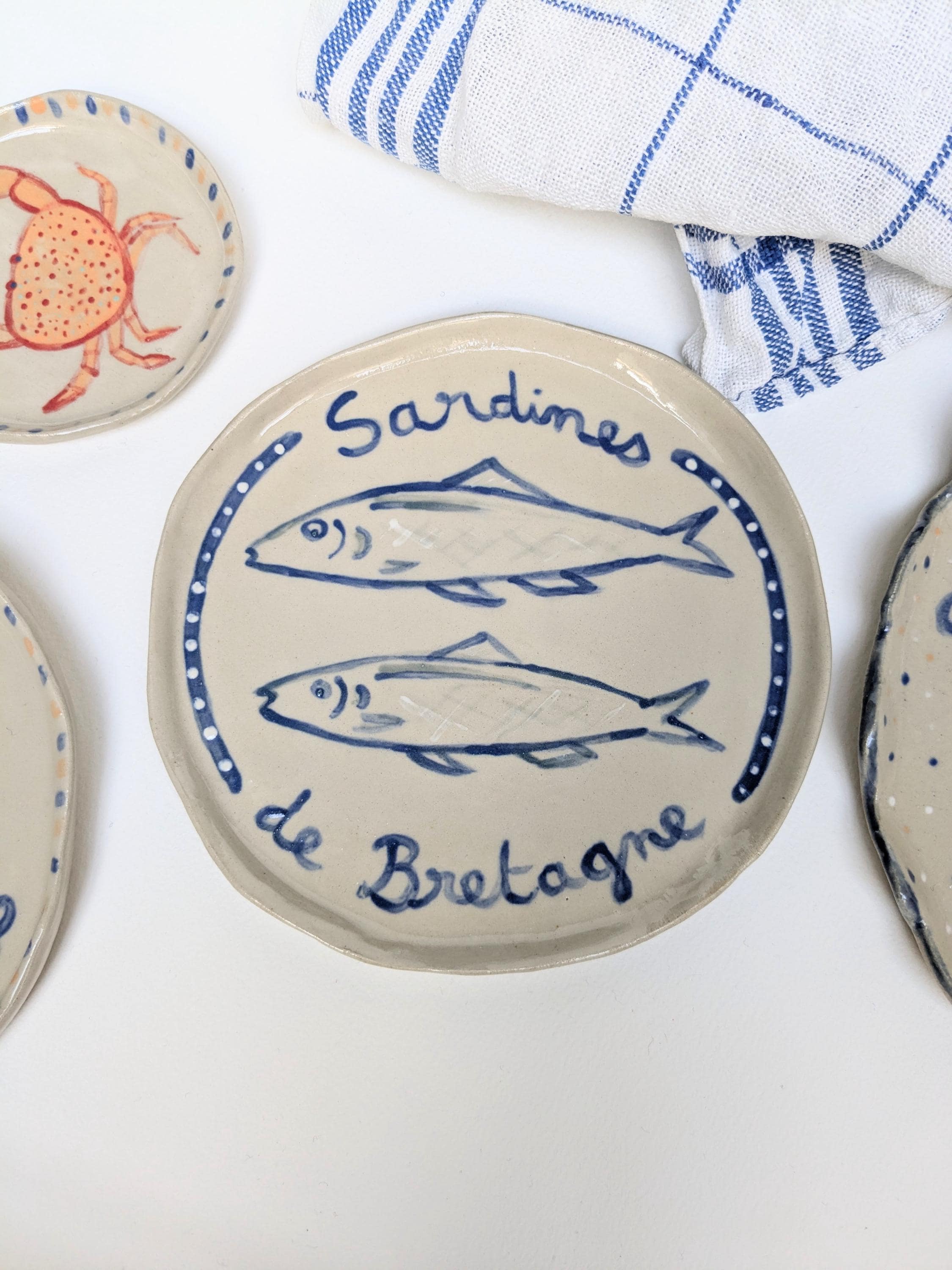 Greek pottery fish - Etsy 日本
