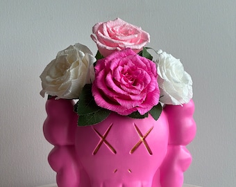 Handmade KAWS Planter - Flower Pot - HYPEBEAST • Hot Pink •