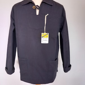 Fishermans  smock  Vareuse Breton/Artist ink blue/salt wash ink LORIENT#