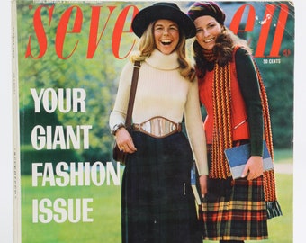 Zeventien augustus 1970 Giant Fashion Issue Magazine, 1970 Fashion Magazine, Fashion Ephemera