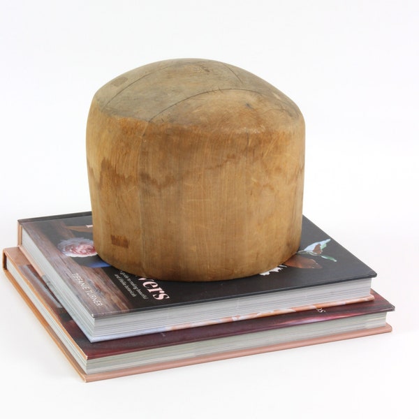 Vintage Wood Hat Form / Block, Millenary Hat Form, Hat Display