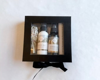 Smudge Kit Gift Box (Small), Energy Cleansing Kit, Housewarming Gift, Home Cleansing Kit, New Life Gift, Breakup Gift