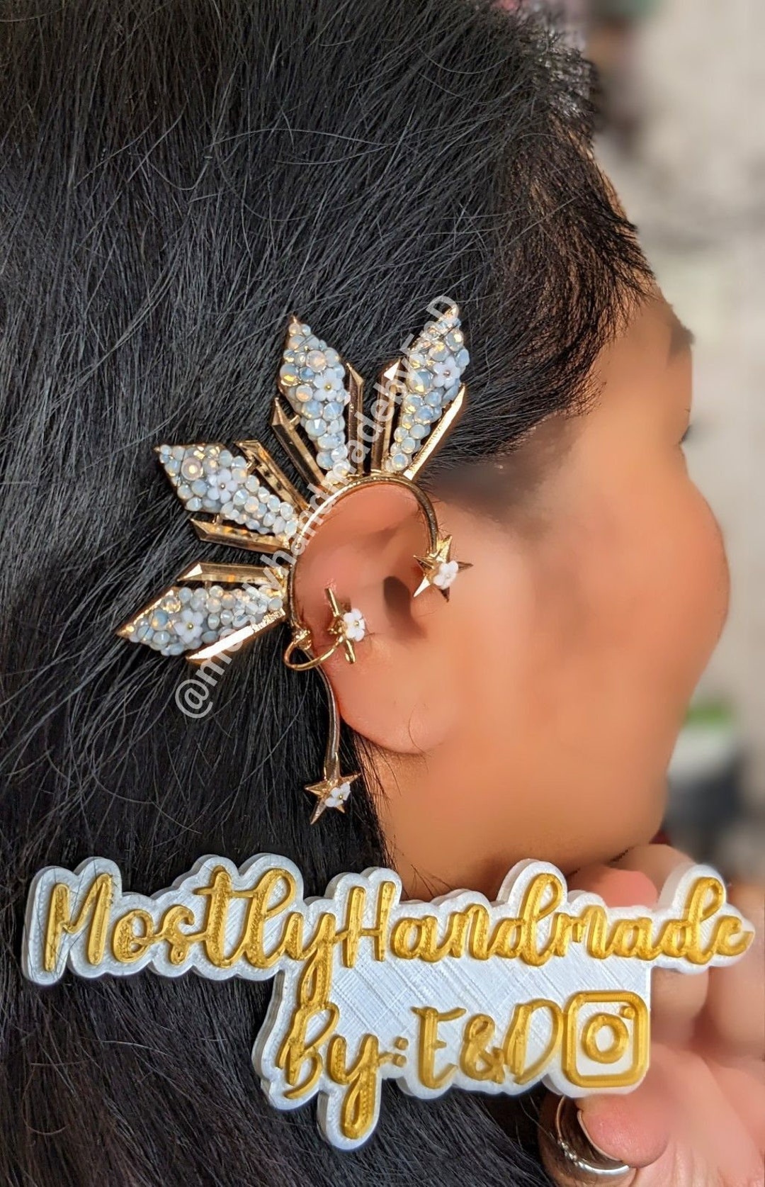SAMPAGUITA Right Ear Catriona Gray Inspired Ear Cuff Etsy