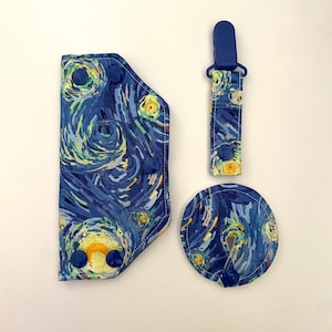 port cover, tube pad, tube clip - starry night