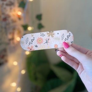 Pink flowers feeding pump custom sticker, feeding tube sticker, feeding pump decal