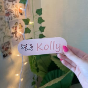 Axolotl feeding pump custom sticker, feeding tube sticker, feeding pump decal
