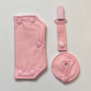 port cover, tube pad, tube clip - pink