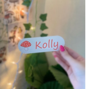 Mushroom feeding pump custom sticker, feeding tube sticker, feeding pump decal